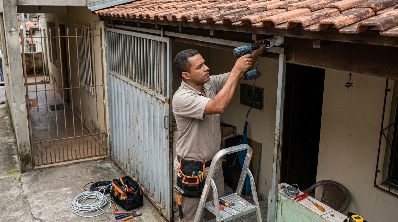 Instalação de Câmera Residencial em Aracaju‑SE