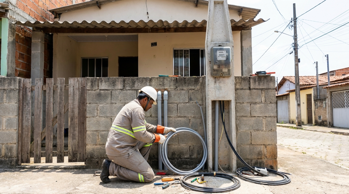 Instalação de Poste Padrão em Aracaju‑SE